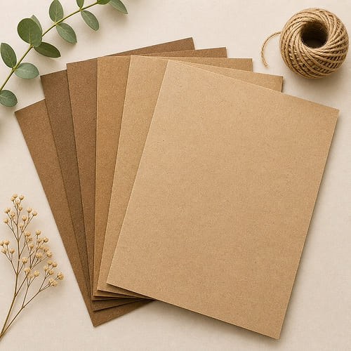 Kraft Paper Sheets - Natural Texture